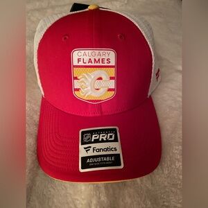 Fanatics Red and Yellow Calgary flames hat